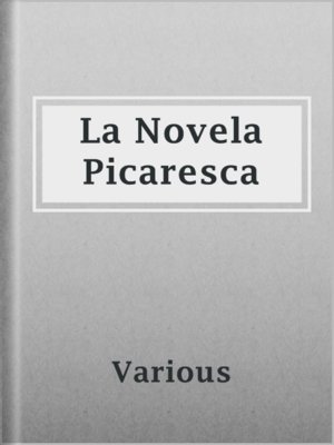cover image of La Novela Picaresca